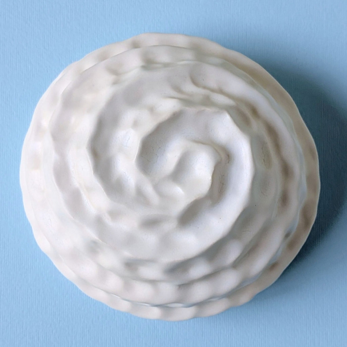 Nautilus shell |White sand | Porcelain Wall Sculpture