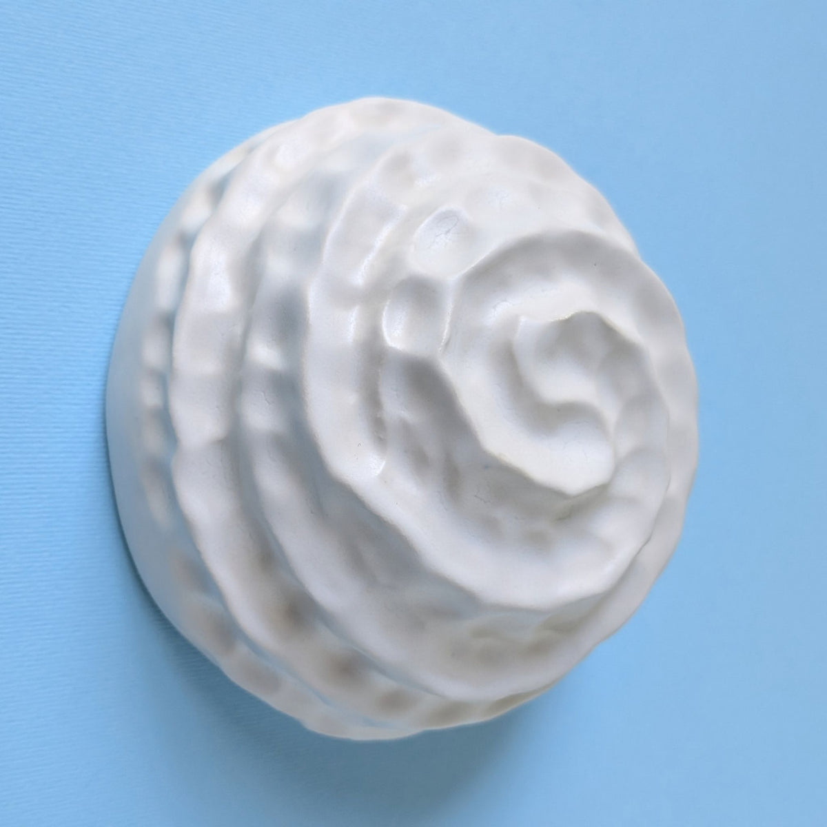Nautilus shell |White sand | Porcelain Wall Sculpture