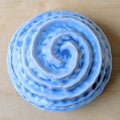 Nautilus shell |Ocean blue|porcelain Wall Sculpture