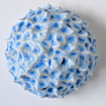 Sea Urchin | Ocean blue |  Ceramic Wall Sculpture