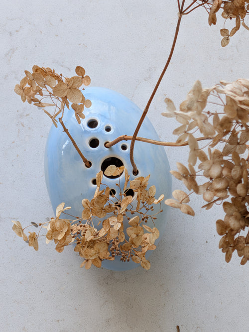 Pebble vase, ikebana vase